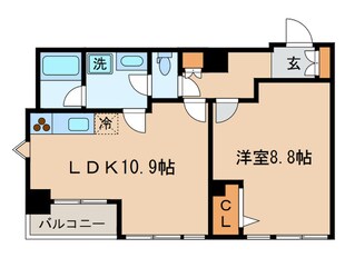 ブルーガーデン小石川の物件間取画像